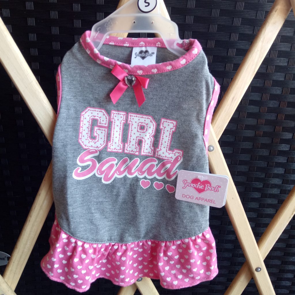 Smoochie Pooch 'Girl Squad' shirt with ruffle frill • Petwear House